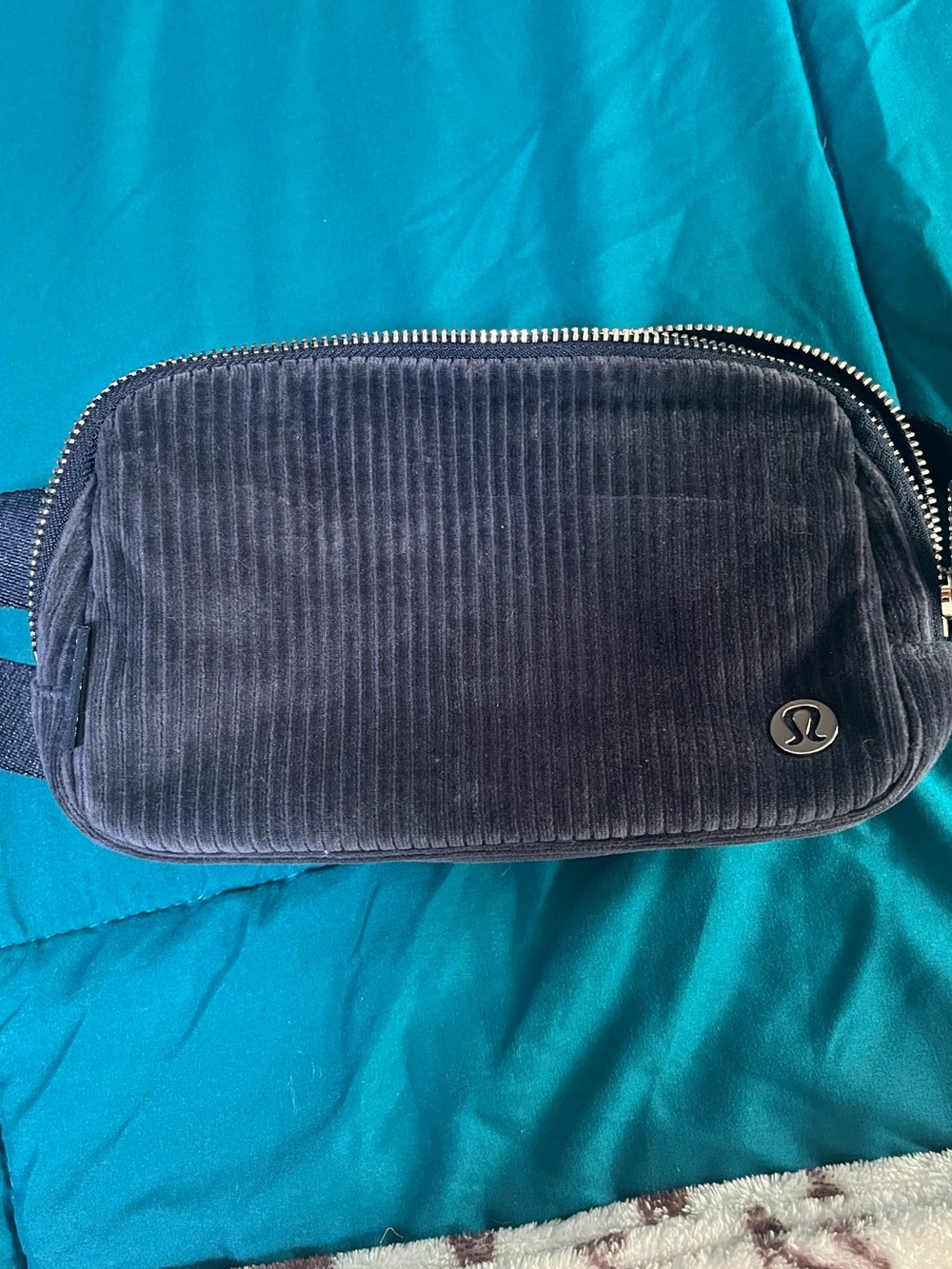 lululemon athletica Navy Corduroy Belt Bag